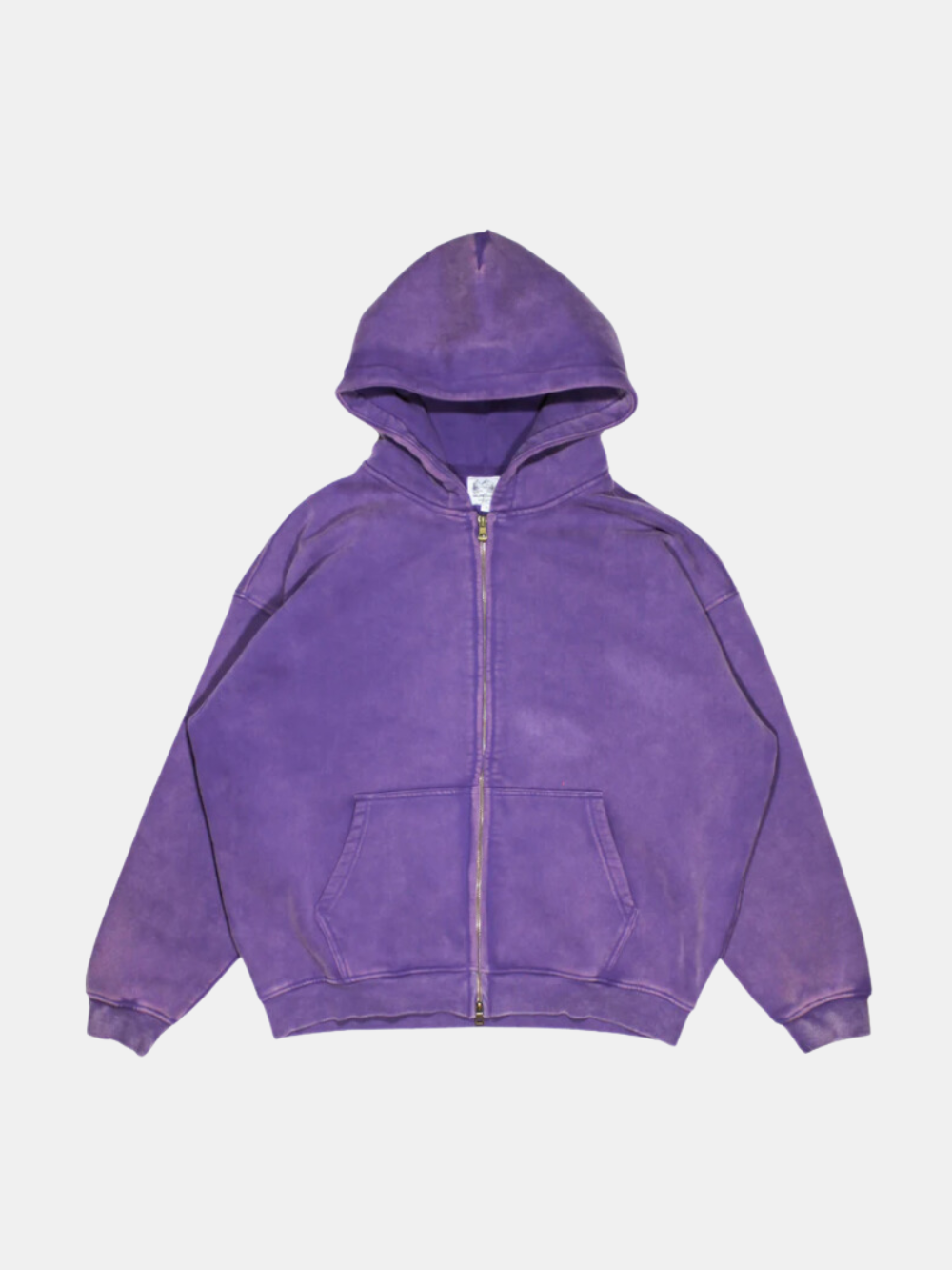 WASHED ZIP-UP