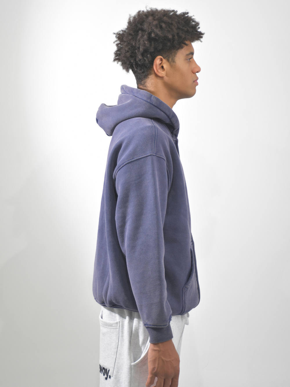 WASHED ZIP-UP