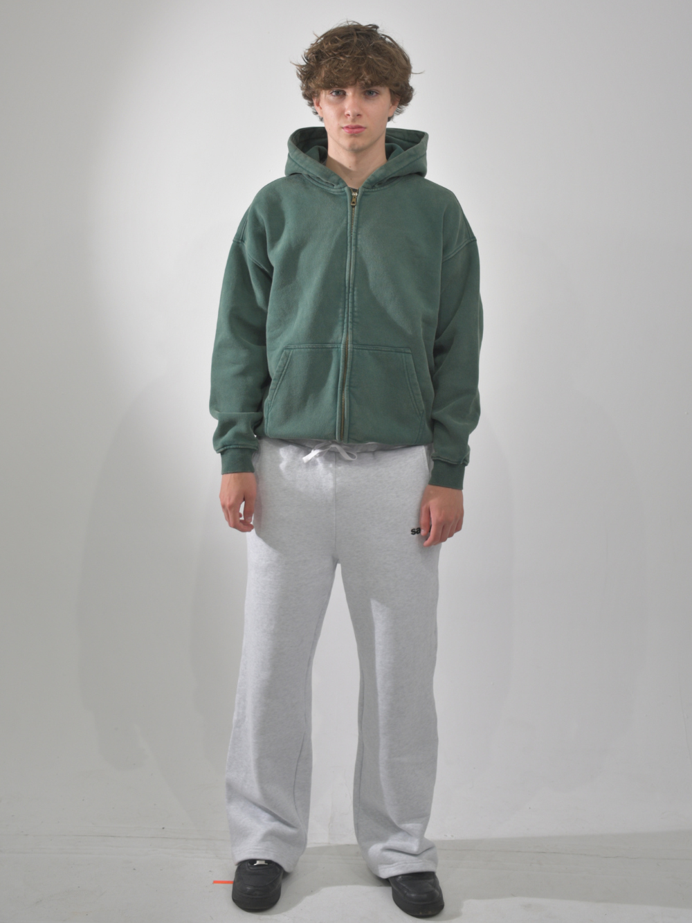 WASHED ZIP-UP