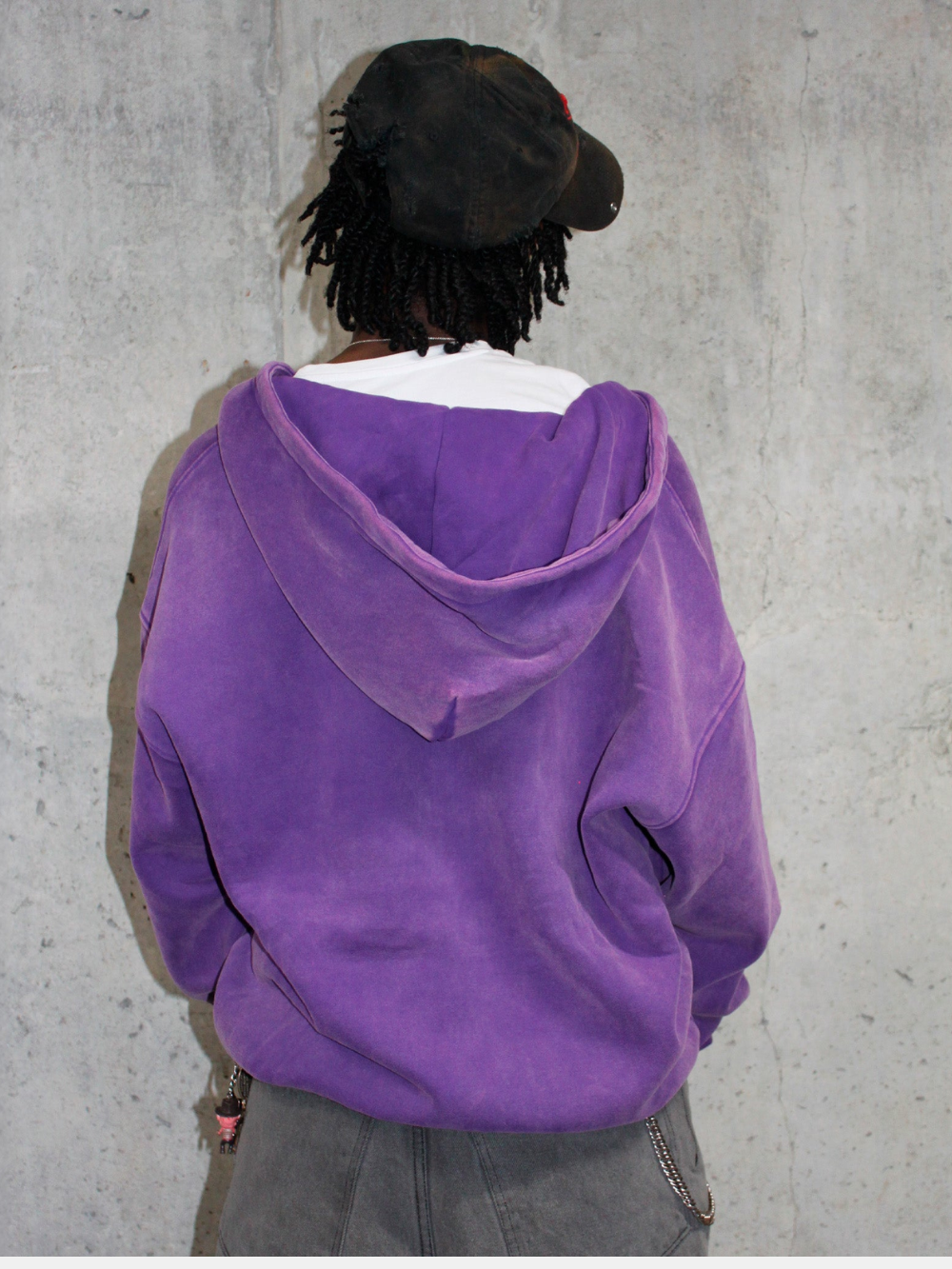 WASHED ZIP-UP