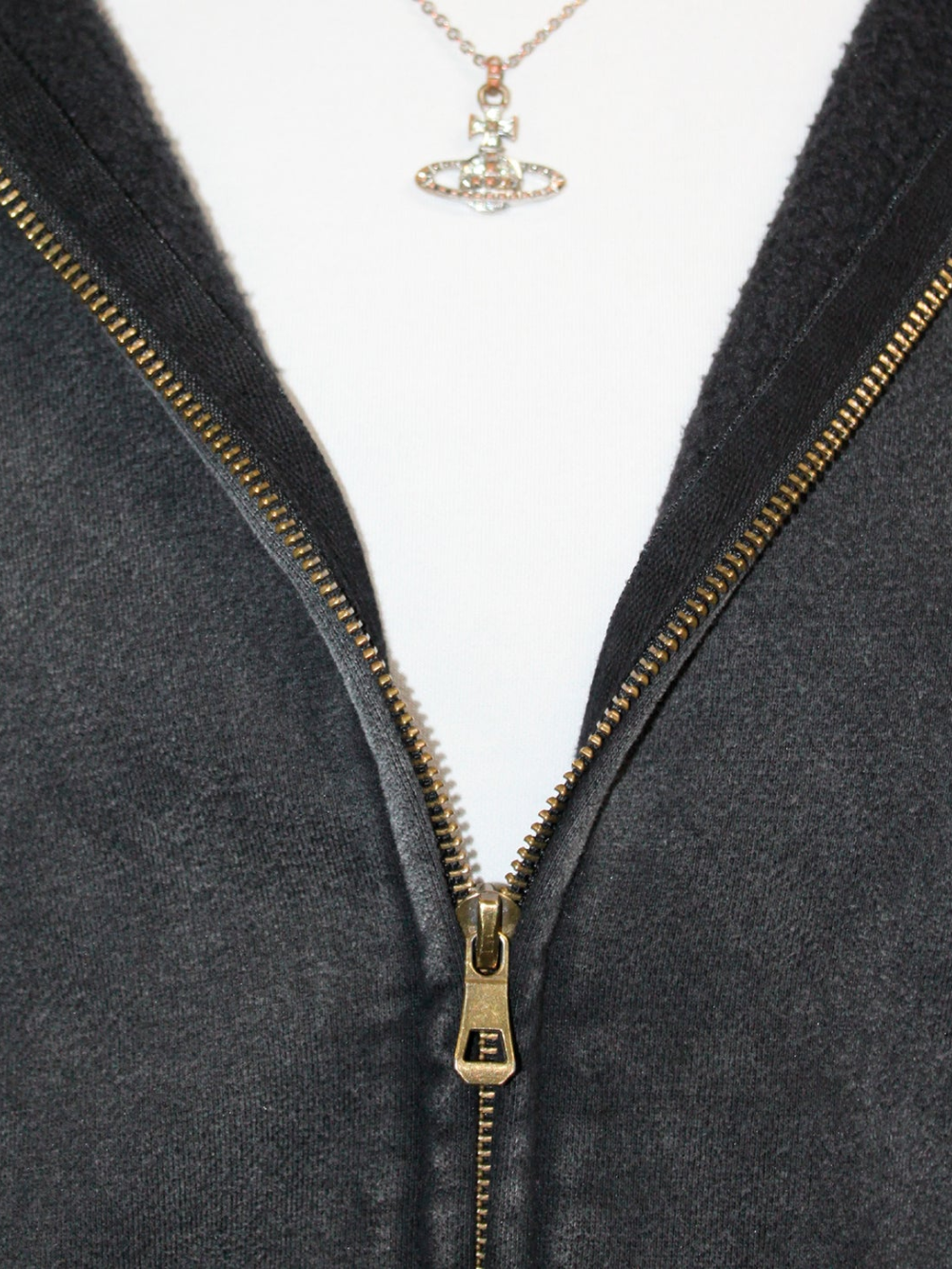 WASHED ZIP-UP