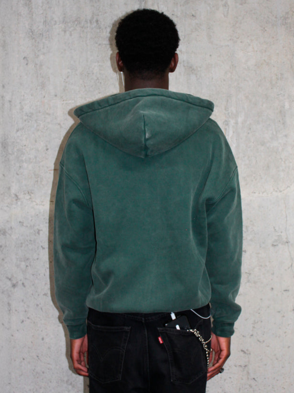 WASHED ZIP-UP