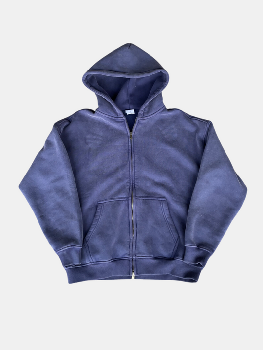 WASHED ZIP-UP