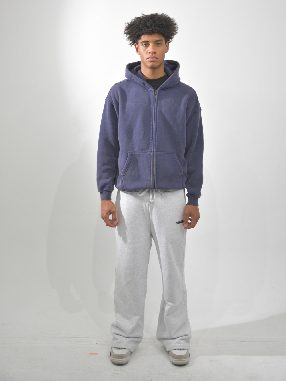 WASHED ZIP-UP