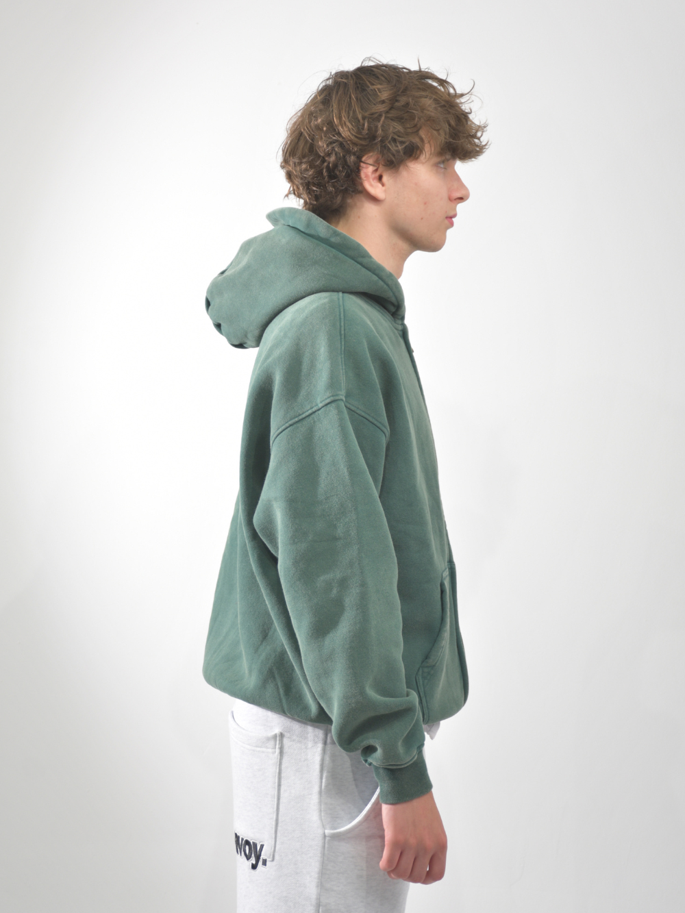 WASHED ZIP-UP
